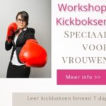 workshop kickboksen vrouwen